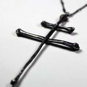 Bloodmilk Cross of Lorraine necklace
